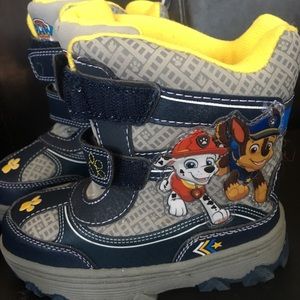 Boys Toddler Winter Boots- Paw Patrol Size 9